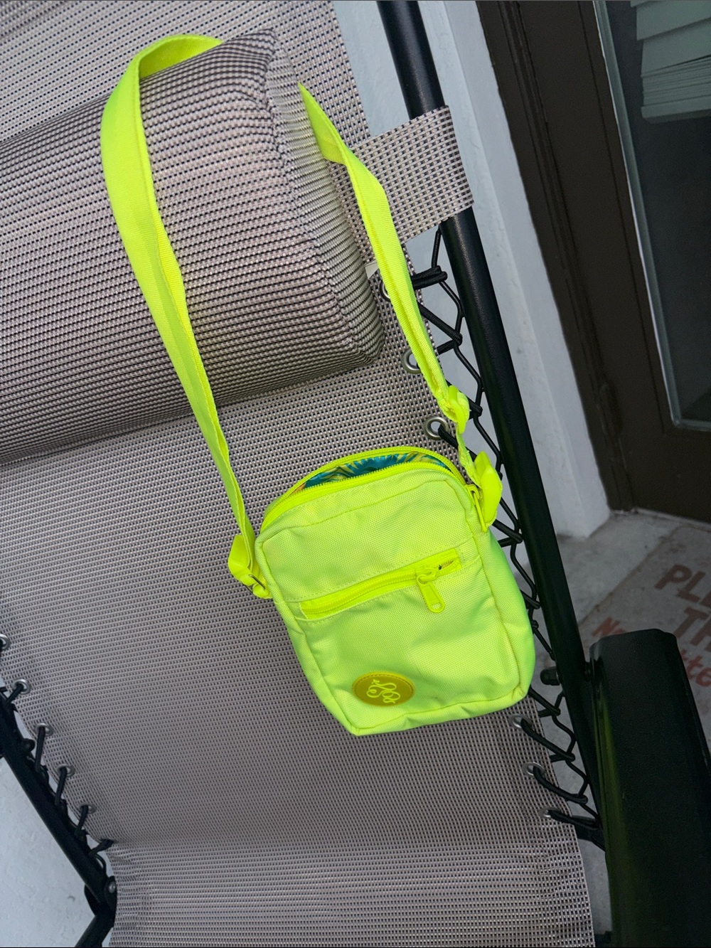 Baboon to the moon special edition Gilardi Neon Yellow Crossbody Bag